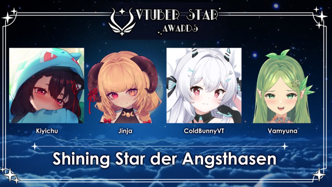 There is MEEE!!! AHHHH
Mein Skill ist immernoch schreien xD

Freue mich wenn ihr abstimmt für eure Lieblinge 🥺🩷
Fühle mich so geehrt, dabei zu sein, obwohl ich so wenig Content machen konnte… Danke euch. 🥹