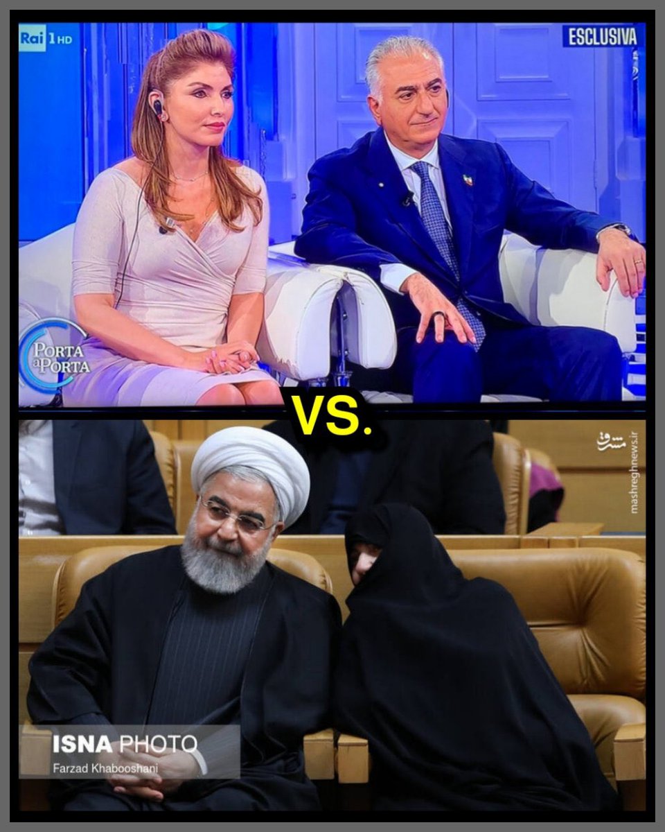 به ملتی که شاه و شهبانو دارد،
نمیتوانید آخوند دوزاری قالب کنید.