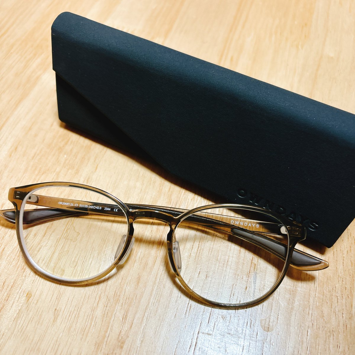 おうち用の新しい眼鏡買ったぜ！🤓