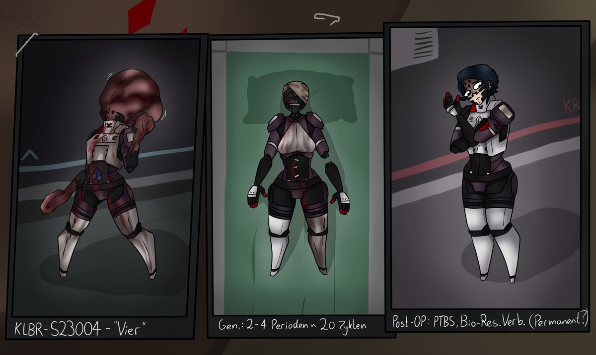 KRAR 0024 H - Patient File 1/5

KLBR S23004 "Vier" 

Recovery: 20 Cycles 

Post operation Notes: Post traumatic stress, loss of bioresonant link with KLBR S23007 "Sieben" (Permanent?) Suggest regular psych. eval by Falke.