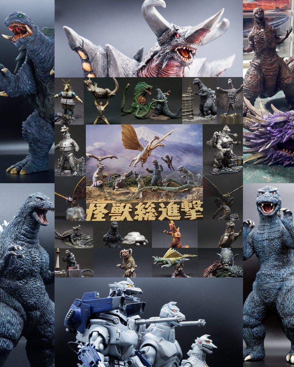 【おでん式怪獣塗装のまとめ】怪獣プラモの発売が増え、作る人も増えてきたけど、塗り方がわからないと言う人が我々の思う以上に多いよねと今日話してたので、自分の怪獣塗装のポストをまとめてみました。最高に楽なマーカーでの爪や瞳の塗り方もあるので参考にどうぞ！ posfie.com/@holy_oden/p/y….
