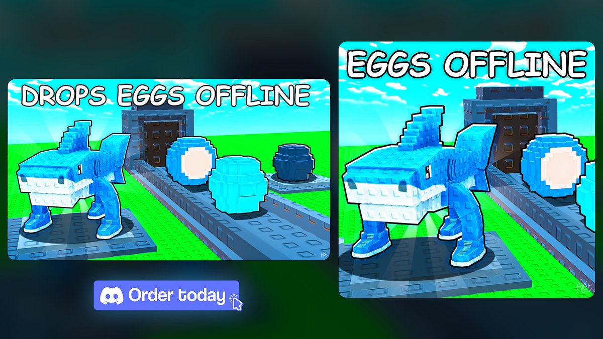 HIGH QPTR/CTR for a BRAINROT EGG FARM! 🧑‍🌾🌾

👉🚀DM me now and INCREASE your games stats today: atgtgfx

Likes and RTs are appreciated 💙

#ROBLOX #RobloxDev #robloxGFX #robloxart
