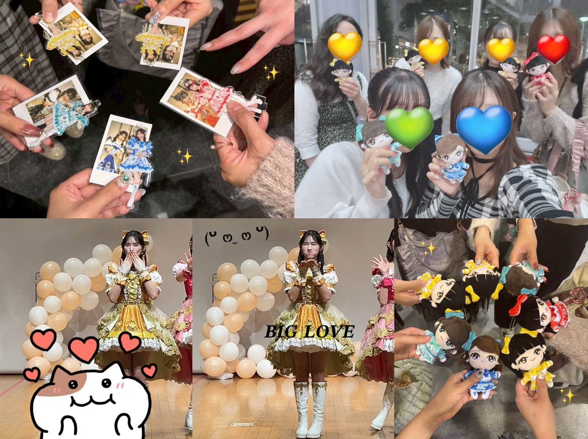 1️⃣0️⃣1️⃣1️⃣オフライン名古屋🥟
撮影会始まりで不安な上にほぼ立ちっぱで満身創痍でしたが大満足の1日になりました〜〜〜いつものお友達にもいっぱい会えたし新しいお友達も増えて𝑯𝒂𝒑𝒑𝒚✨近くでやってた餃子フェスにも行ったり楽しかった😍❣️次こそおほほ買って帰りたいです