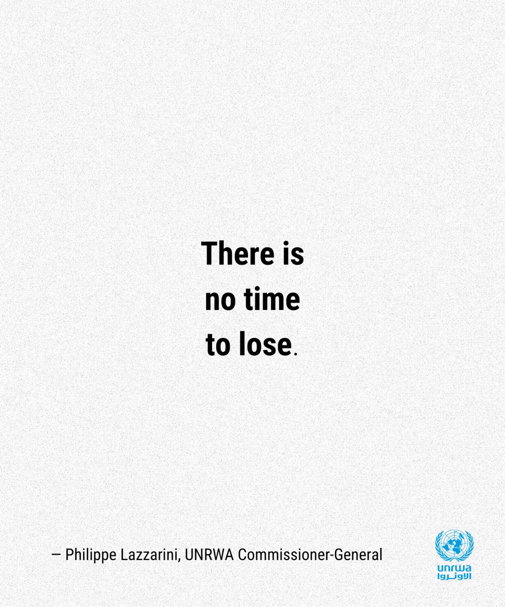 Among the range of deprivation &amp; trauma, children in #Gaza have been denied education with utter brutality. 

Resuming education will bring hope, healing, and continuity amid destruction. 

To bring children across the Gaza Strip back on the path to learning is our priority.