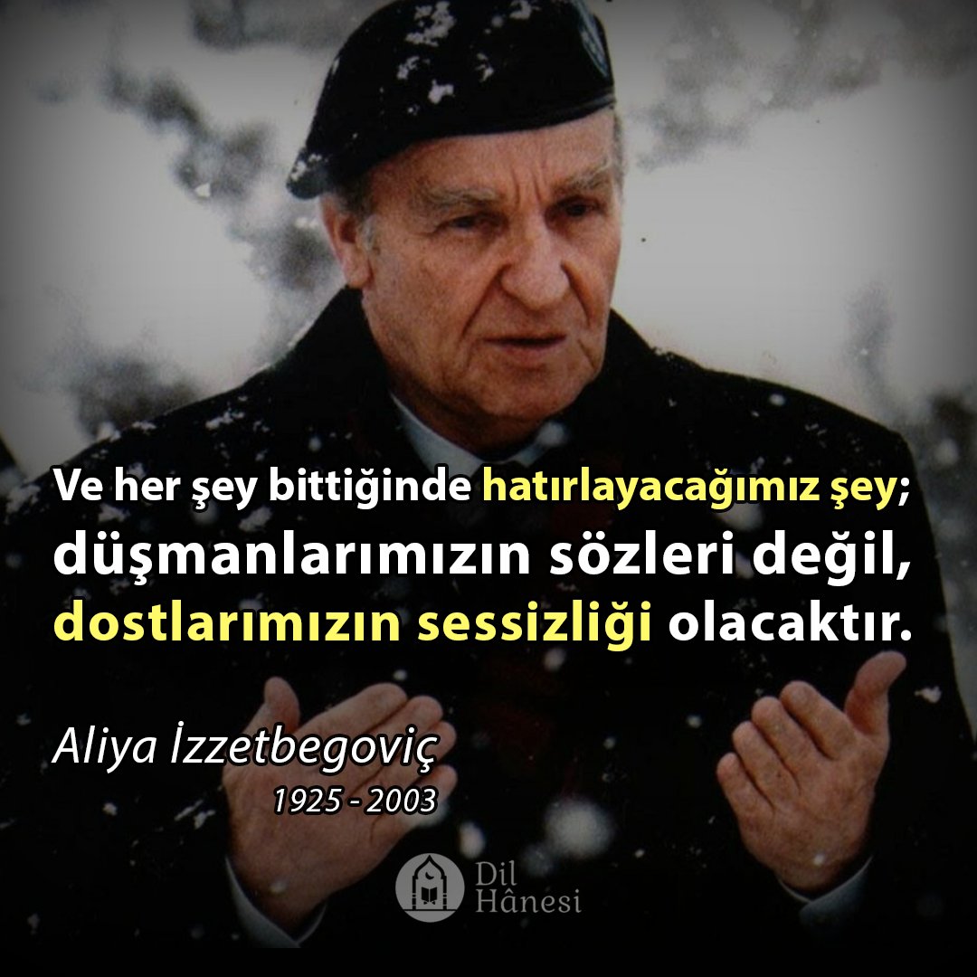 Ebediyete irtihalinin 22’nci yılında Aliya İzzetbegoviç’i rahmetle yâd ediyoruz.