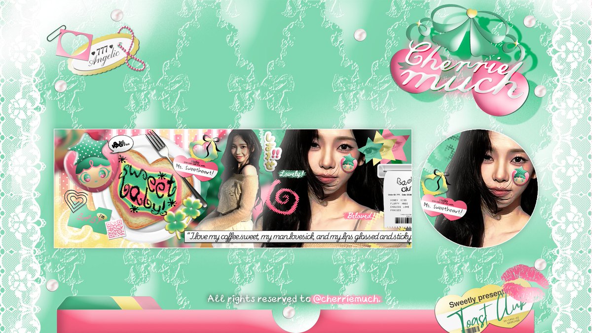 cherriemuch's tweet image. Help repost? Thank you cherrie-much!

FREE LAYOUT ALERT.

Toast Club (Karina) 💚
Toast Club (Joy) 💙
Fuwafizz (Jennie) 🩷
Fuwafizz (Wonyoung) 💜

Reply with your pick and nickname—winners will be drawn once the reply section closes.

#zonaba #zonauang