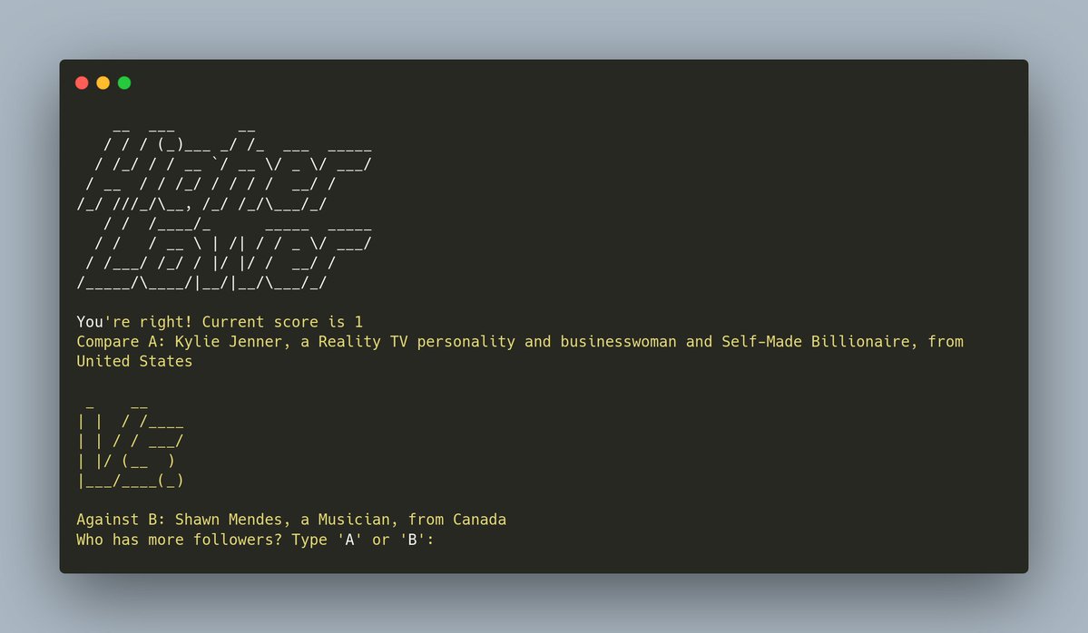 muyiwa_dev's tweet image. Day14:100 Days of Code: The complete Python Pro Bootcamp by Angela Yu
Project: Higher or Lower
first slide - Python
second slide - Golang
third slide - Typescript
fourth slide - Result
P.S: I think ease of writing doesn't necessarily mean better. The control of GO and…