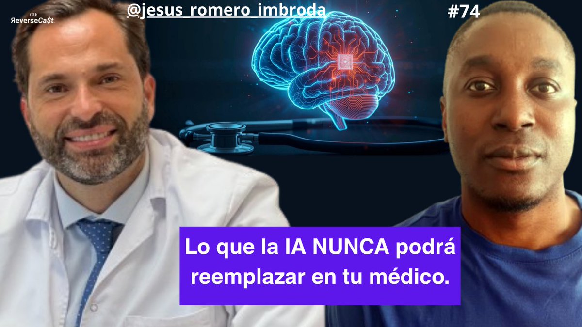 ExpeAvomoTech's tweet photo. IA en NEUROLOGÍA, SECRETOS del ALZHEIMER y El MÉDICO del FUTURO | Dr. Jesus Romero Imbroda (@JRomero_Imbroda) #74

Link del Podcast Completo: https://t.co/aqkYSRPQij

#ExpeAvomo #IA #Neurología #MedicinaDelFuturo #Alzheimer #SaludCerebral #TheReverseCast https://t.co/nTWiYVbvI4