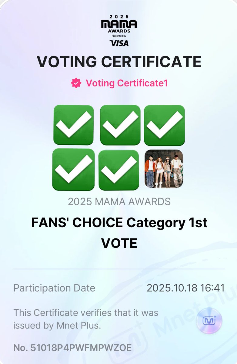DON’T FORGET!!

Have you voted for .<a href="/KARD_Official/">KARD (카드)</a> in the MAMA "FANS' Choice Female Category" today?!

Share your voting proof in the comments using the official hashtags!

#KARD #2025MAMAVOTE