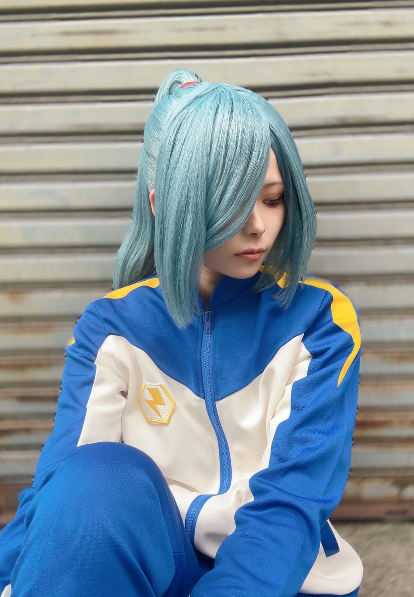 イナイレ⚡️⚽️の風丸一郎太でした‼️

人生でイナイレのコスプレする日が来ると思ってなかったから超感動😭💖楽しかった、、
 #フクヤマニメ8  #フクマニ8