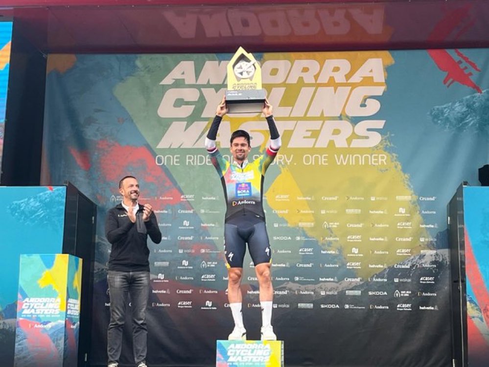 #AndorraCyclingMasters 🇦🇩 / 🇸🇮 Primoz Roglic (RBH) vainqueur de la première édition de l’Andorra Cycling Masters.