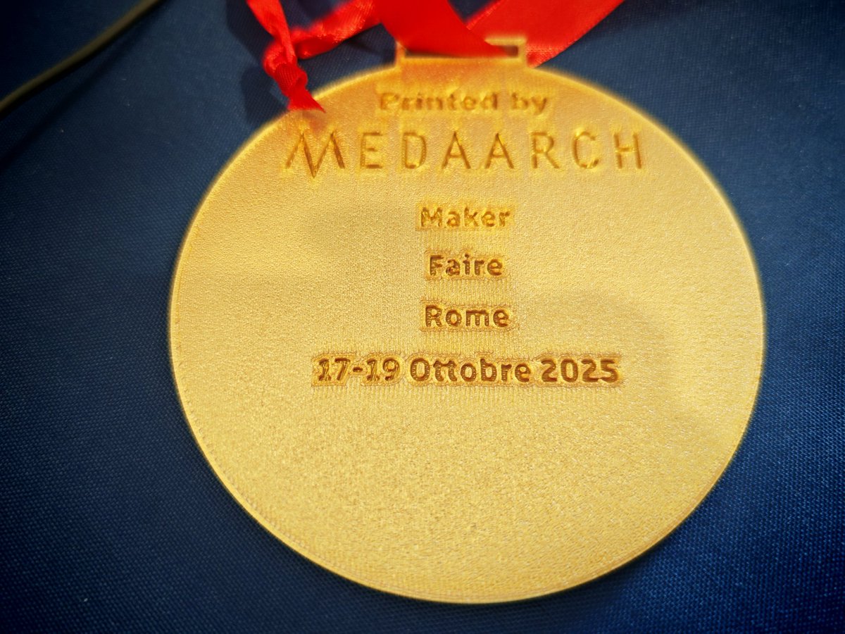 tks's tweet image. Maker Faire Rome  @M5Stack noted MAKER OF MERIT
#makerfaire #MakerFaireRome #MFR2025