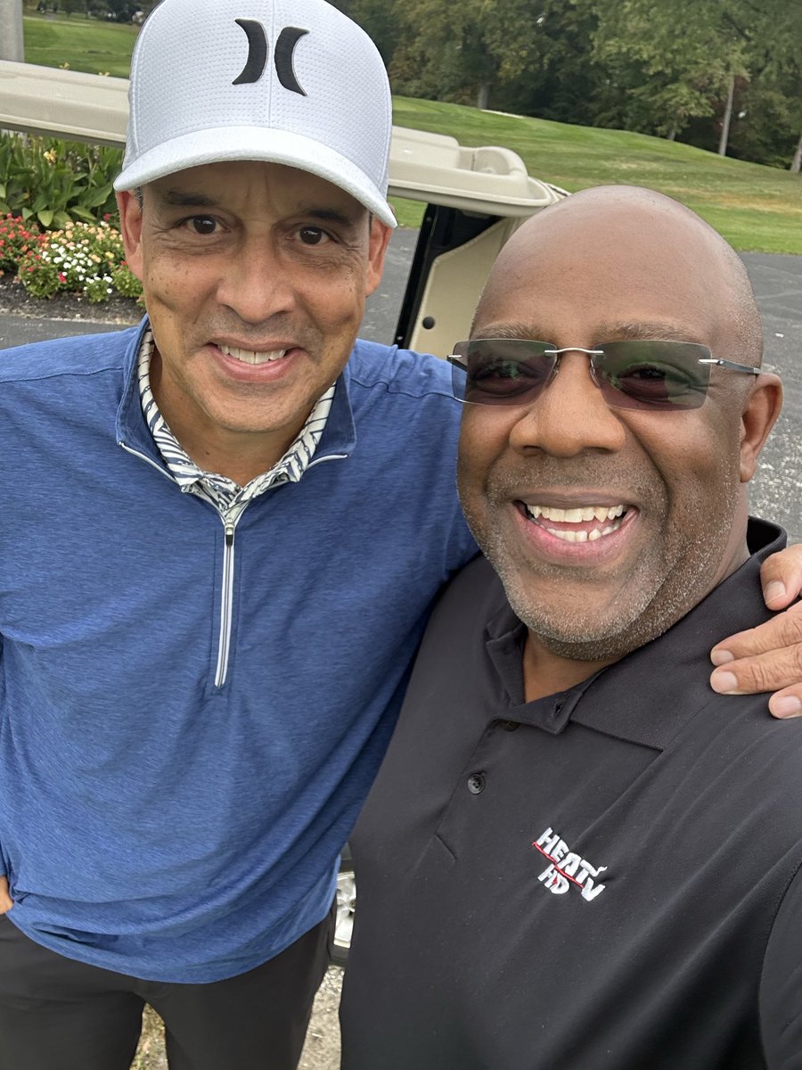 TheJaxShow's tweet photo. Great to be back along side my man @IainPageTV in year 29 of our brotherhood for some post preseason tomfoolery! https://t.co/fpThsHCbCB