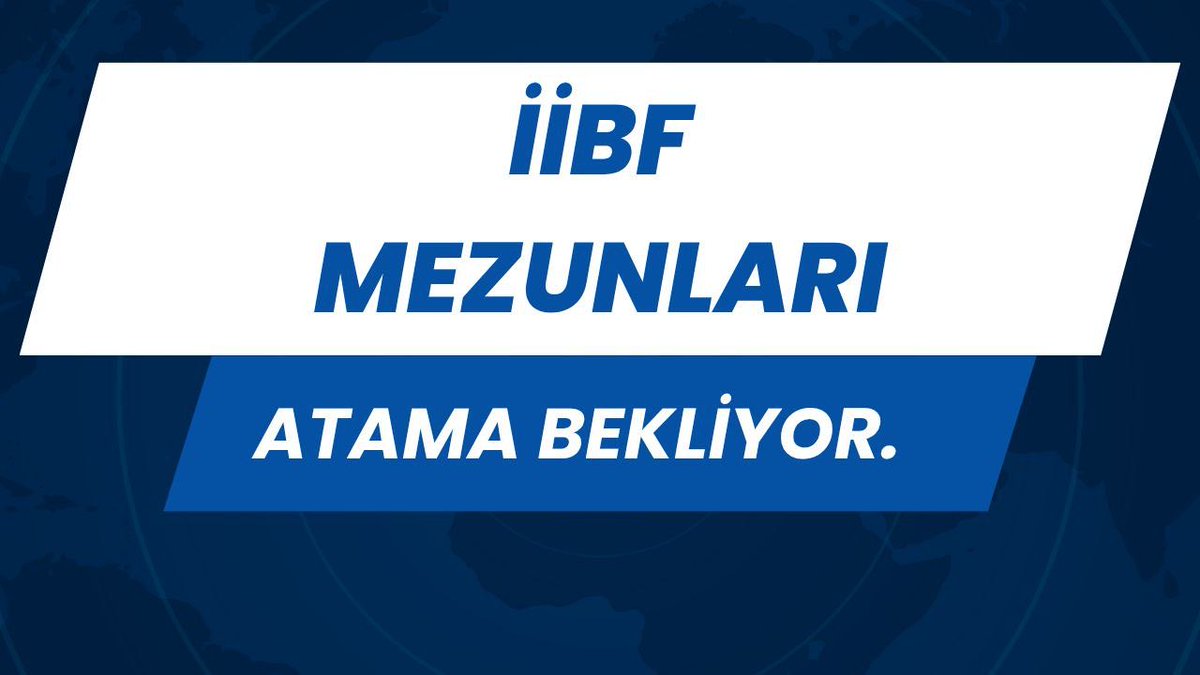 <a href="/hamzagokhan/">Hamza Gökhan ERYILMAZ</a> Aile ve Sosyal Politikalar Bakanlığı bünyesindeki GİH kadrolarında İİBF mezunlarının yetkinlikleri göz ardı edilmemelidir.
İİBF mezunları hak ettiği kadrolara atanmak istiyor!
<a href="/ztarikdaroglu/">Zafer TARIKDAROĞLU</a>
<a href="/MahinurOzdemir/">Mahinur Özdemir Göktaş</a>
<a href="/hamzagokhan/">Hamza Gökhan ERYILMAZ</a>
<a href="/tcailesosyal/">T.C. Aile ve Sosyal Hizmetler Bakanlığı</a>