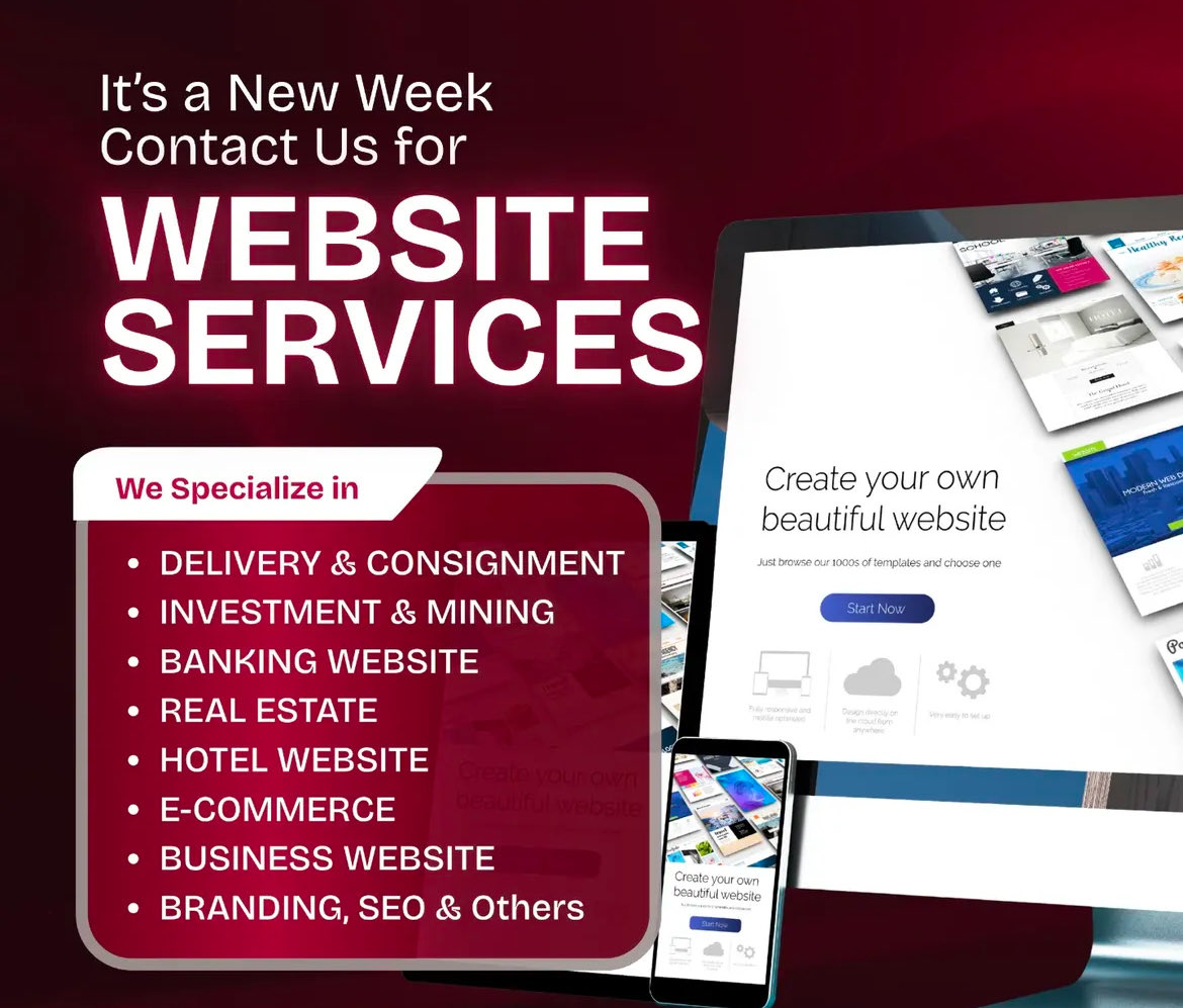 CodeWithsom21's tweet image. Blessed week ahead
Don’t forget to send us a DM if you need a website for your business