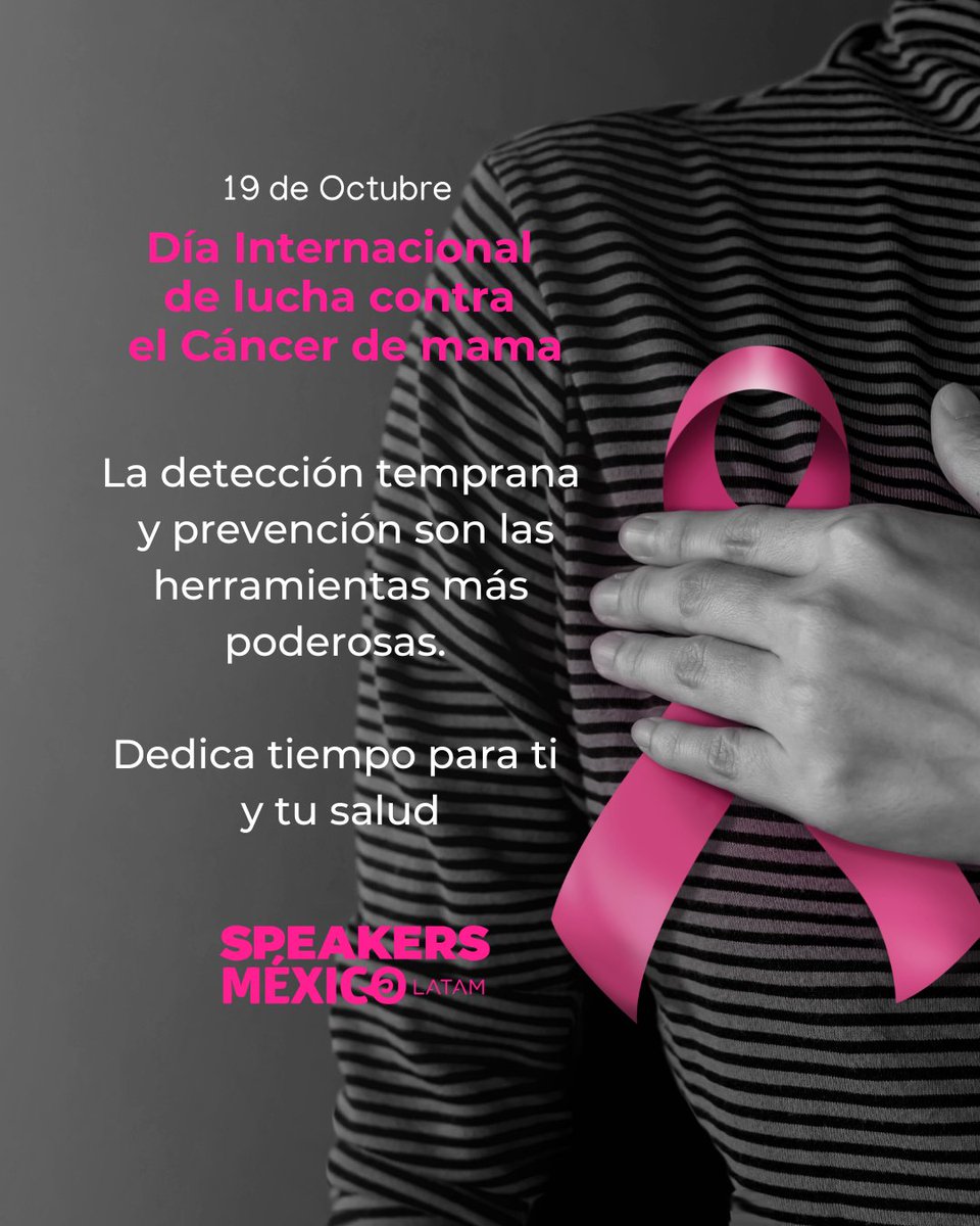 La lucha contra el cáncer de mama no es individual, es colectiva. Implica crear conciencia, prevención y acompañar a quienes atraviesan el proceso. La detección temprana y la prevención siguen siendo las herramientas más poderosas.

Dediquemos tiempo a lo esencial, nuestra salud