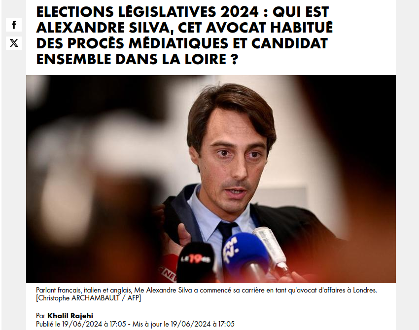 Casimir_Noir's tweet photo. La défense de #DahbiaBenkired est assurée par Me #AlexandreSilva
Ancient banquier d'affaires (Paris-London), il fût parachuté sur la liste #Ensemble (Ex-#Renaissance / #EnMarche) dans la 6e circo de la Loire pour les législatives de 2024.
https://t.co/GwsACXMgSR https://t.co/YUueEJWR1s