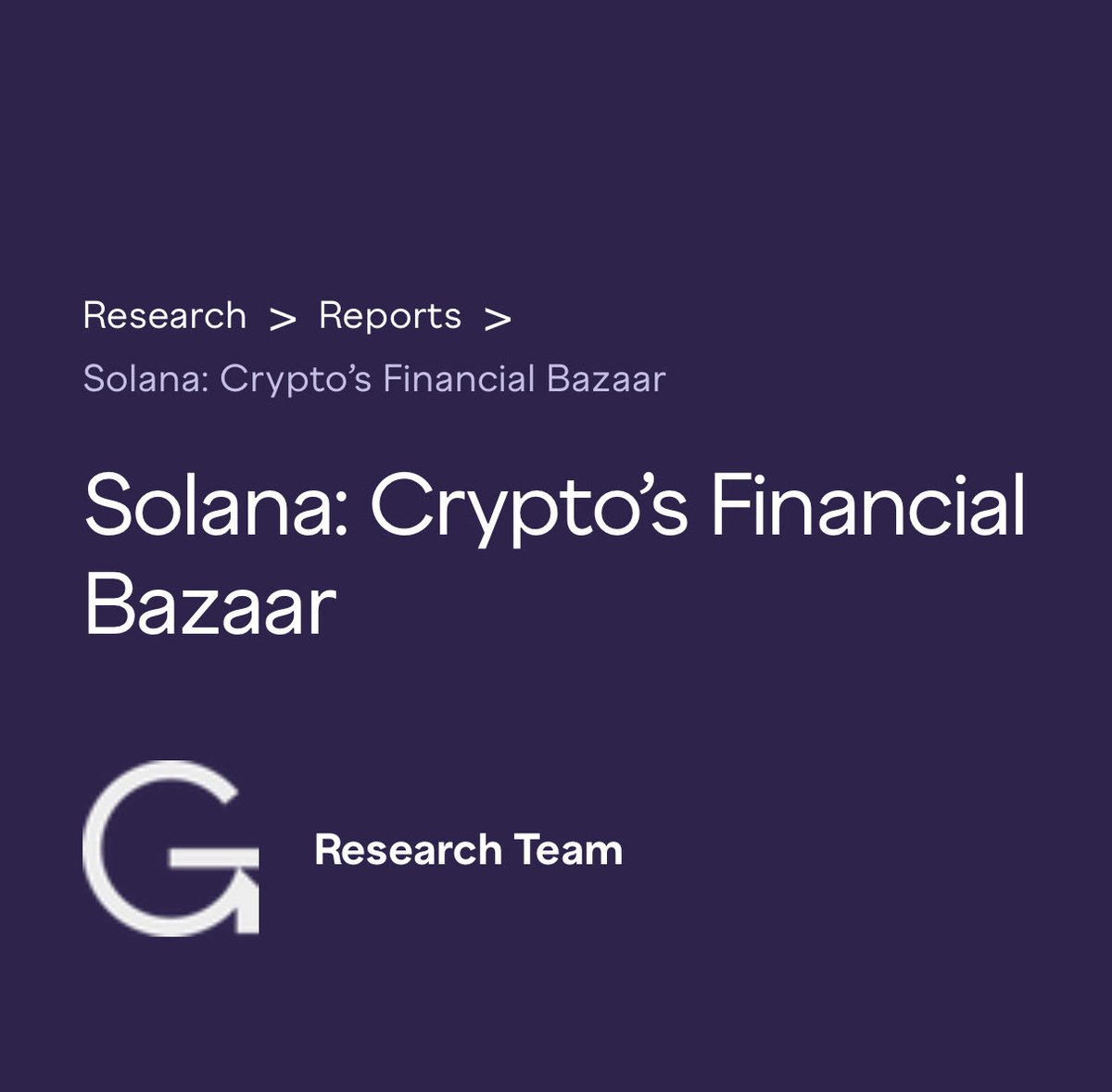 SolanaFloor's tweet image. 🚨JUST IN: In a new research report, @Grayscale calls Solana “crypto’s financial bazaar,” saying it leads in users, transaction volume, and fees. The firm notes @Solana is home to industry-leading applications across a wide range of functions, including @RaydiumProtocol ,…