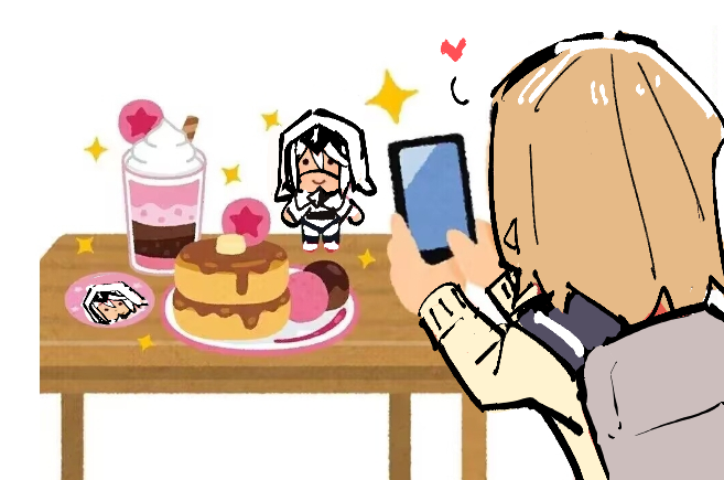 #SHY_hero 
吃饭前先拍照