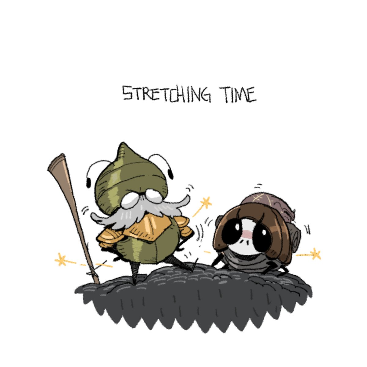 govy9807's tweet image. Stretch before adventure

#Silksong