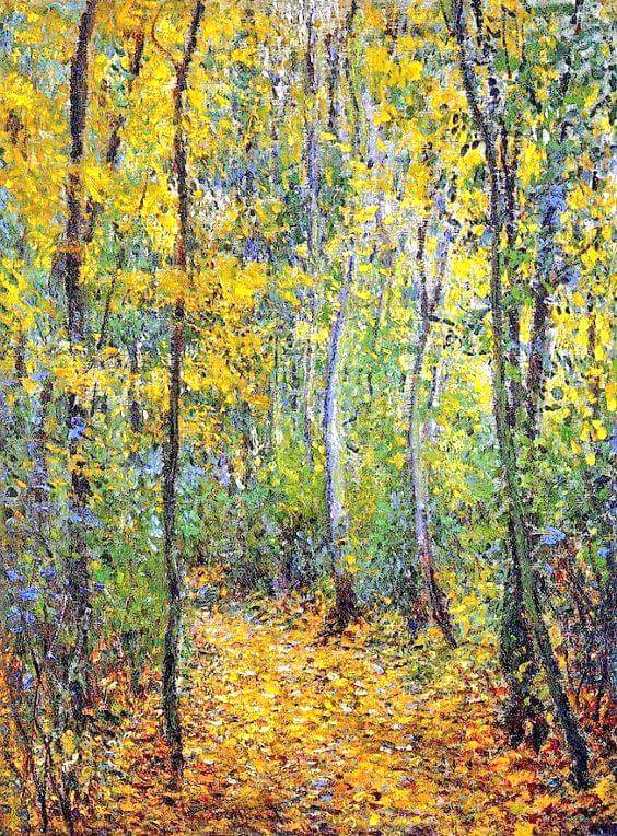 "I believe that there is a subtle magnetism in Nature, which, if we unconsciously yield to it, will direct us aright."
        ~ Henry David Thoreau

       The Wooded Lane
🎨 Claude Monet (1876)