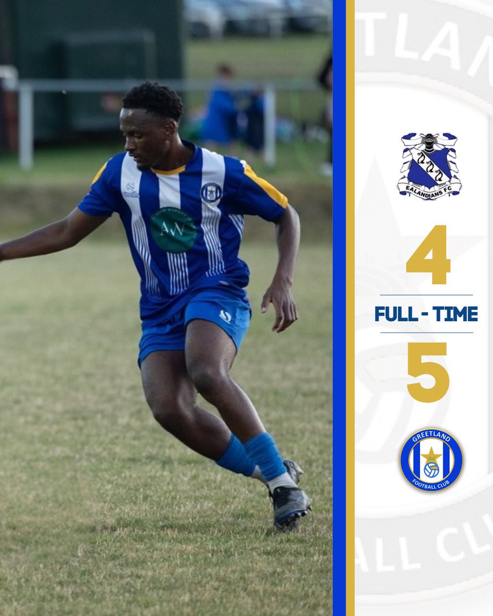 GreetlandFC's tweet image. ⏱️ FULL-TIME RESULT ⏱️

🔵 1st Team
A 95th-minute penalty seals all three points in an entertaining local derby 🔵⚪🟡

⚽ Goals:
Oliver Bagley (x2)
Freddie Larder
George Wild
Aaron Dorward

⭐ Man of the Match: Oliver Bagley 👏

#WeAreGreetland
