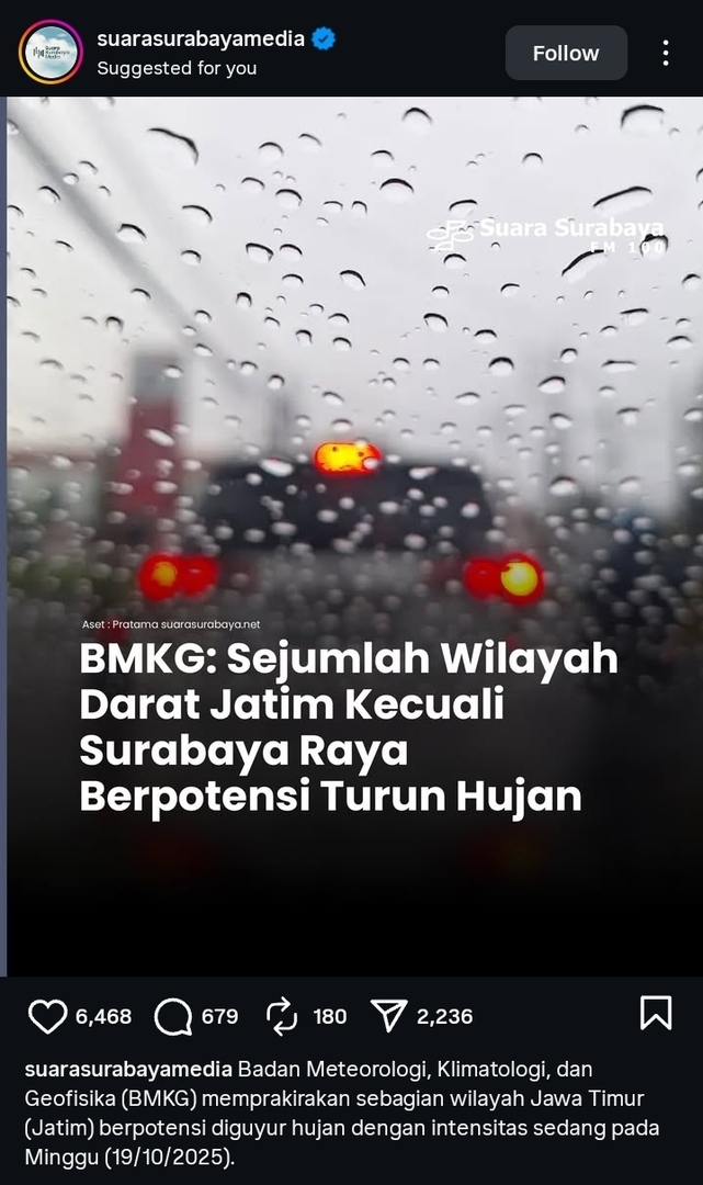 sbyfess's tweet photo. ((KECUALI SURABAYA RAYA)) 😭 SUROBOYO SALAH OPO -rek KOK GAK DIKASIH HUJAN???? https://t.co/hEl94pemOn