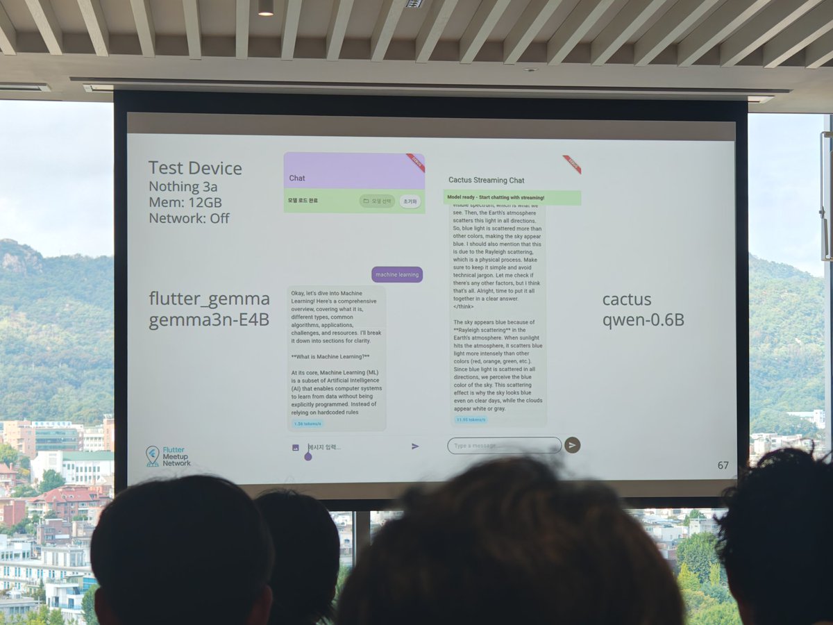 korodroid's tweet image. Joined @jaichangpark ’s motivating session💙
#FlutterAlliance #FlutterDev