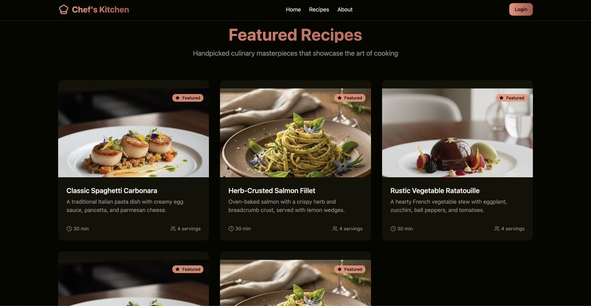 caffeineai's tweet image. ➡️ Sunday Funday ⬅️
Back again with another challenge - How would you improve this build?
🔒 Rules: Maximum 5 prompts
💬 Prompt: "Build a beautiful blog for a chef wanting to share recipes, with high quality images."
✏️ Notes: We used two prompts
👉 chefs-kitchen-9qr.caffeine.xyz…