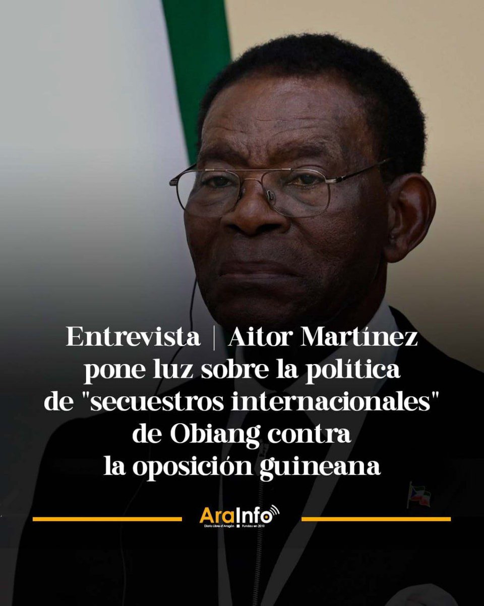 👉 Los cargos contra las autoridades de la dictadura africana son por torturas y secuestro con finalidad terrorista contra cuatro ciudadanos residentes en el Estado español: arainfo.org/?p=314379