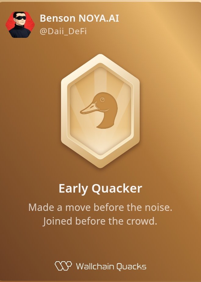 I believe in @wallchain_xyz 🦆

I will be eligible for the Genesis NFT.

I quack about <a href="/trylimitless/">Limitless</a> 🚀

I support my friends.

I am gonna make it.

PASS IT ON.