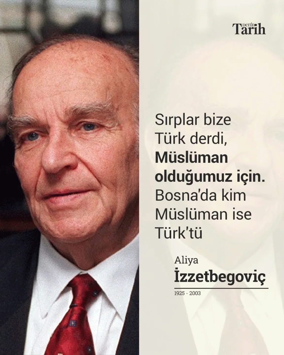 #Aliyaİzzetbegoviç 🇧🇦🇹🇷