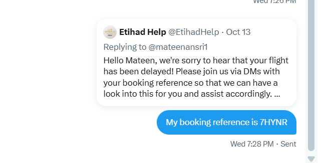 mateenansri1's tweet photo. @EtihadHelp I did on wednesday no reply https://t.co/d0GiPQtlEo