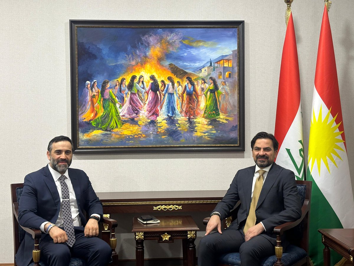 Always a pleasure catching up with my friend Zack Bazzi, now serving as <a href="/AmideastHQ/">Amideast</a> Iraq Country Director, advancing educational &amp; cultural exchange.

During his decade at Spirit of America, he was a steadfast friend of the KRI, supporting it through numerous impactful programs.