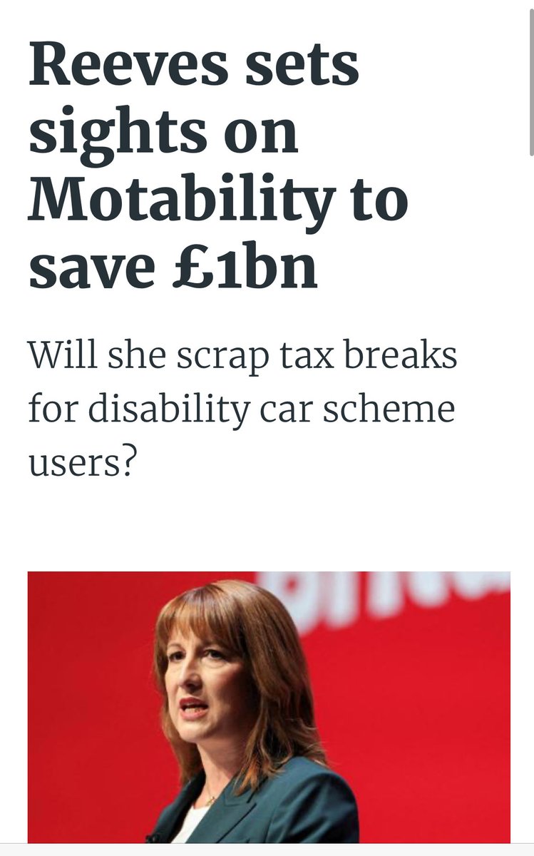 ReformDaily_'s tweet image. 🚗 Reeves eyes up Motability to claw back £1bn

Richard Tice says the scheme, “well intentioned but used &amp;amp; abused by dodgy benefits claims,” must be overhauled

“It needs wholesale Reform to save billions per year”

#WelfareReform #ReformUK 

newspaper.mailplus.co.uk/data/6790/read…
