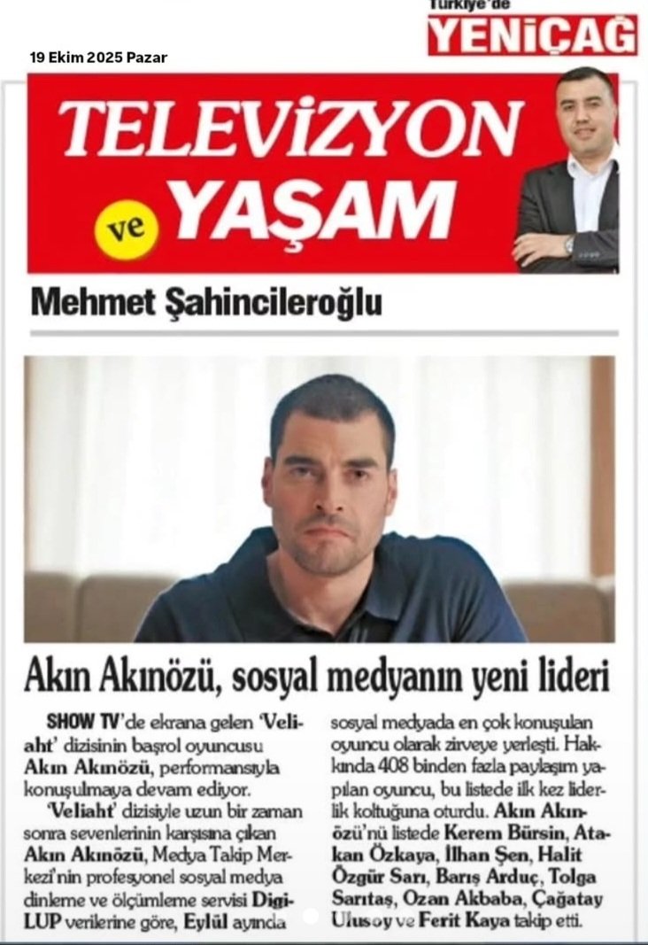Prensa✨️
#AkınAkınözü 
#Veliaht
