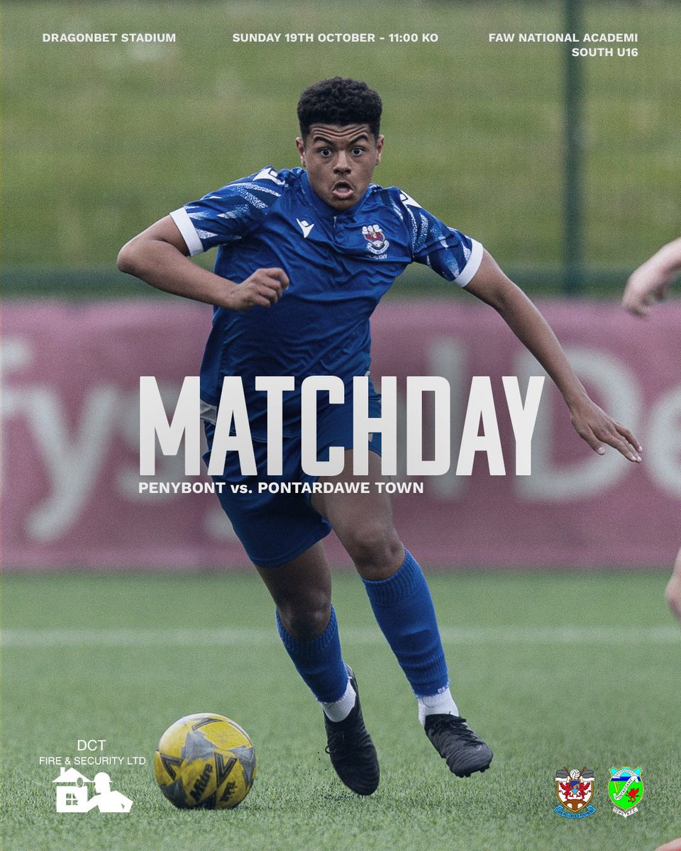 The U16s take on @pontytownacademy this morning 🔵⚪️

#WeArePenybont #InspireCreateDevelop