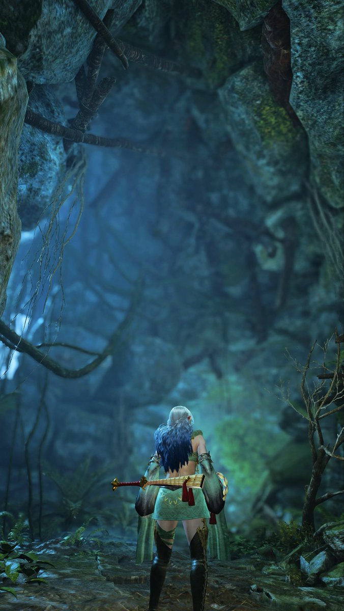 _maya_mh_'s tweet image. やっぱり緋の森が落ち着く(๑´▿`๑)
 #MHWilds  #MHWilds_Photomode
