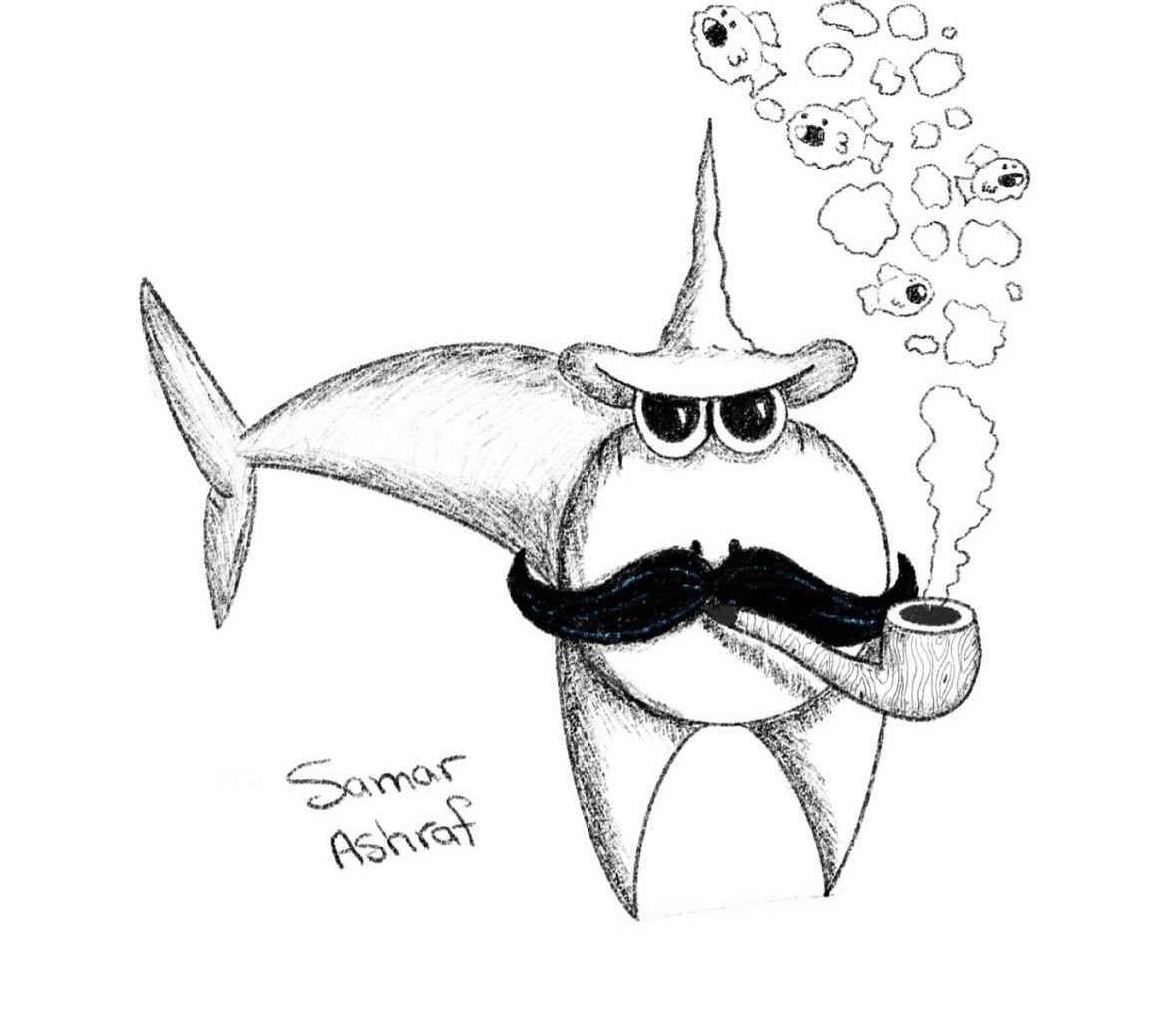 Samar_AshrafArt's tweet photo. A late 😅 Day 1 :: Mustache 

#inktober #inktober2025 #inktoberchallenge  #art #fyp #explorer #artist #artwork #procreateart #procreate #sketch #artoninsta #drawing #artistoninstagram #رسم #رسامين https://t.co/aQGI92EshG