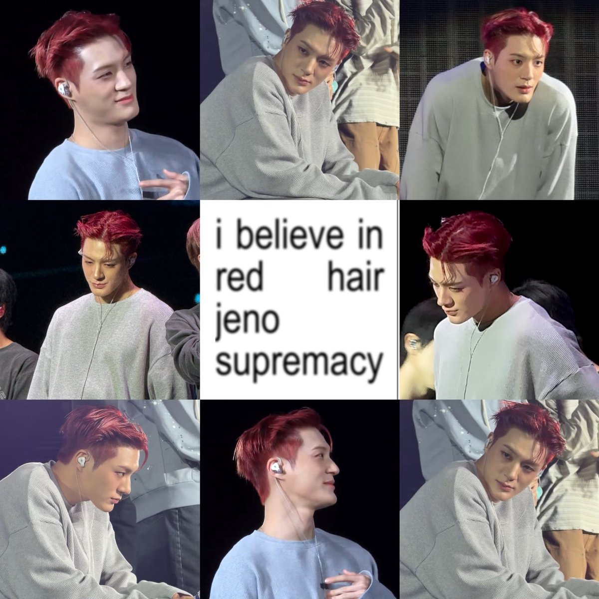 Jeno hair today look so insane