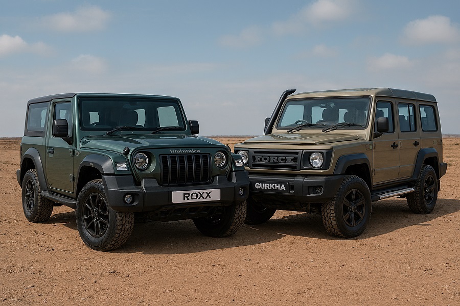 guru_drive's tweet image. 5-डोर SUV की जंग: महिंद्रा थार 5-डोर बनाम फोर्स गुरखा 5-डोर - आपके लिए कौन है बेहतर?

testdriveguru.com/battle-of-the-…

@MahindraRise @ForceGurkha4x4 #Thar5Door #Gurkha5Door #SUVBattle #OffRoadSUV #AdventureDrive #LifestyleSUV #MahindraVsForce #IndianSUV #OffRoadIndia @guru_drive