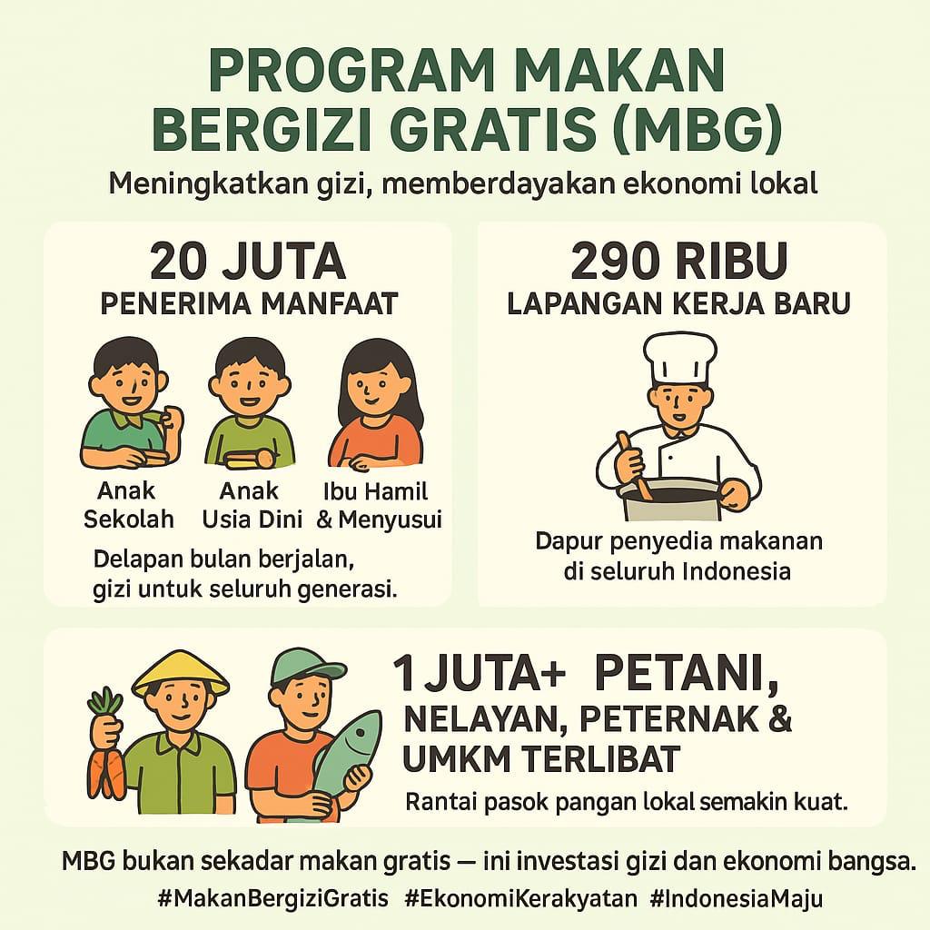 AVAPandaImut's tweet image. program mbg = investasi masa depan cuy. anak kuat, ekonomi rakyat berputar #MembangunBangsaDariMBG
