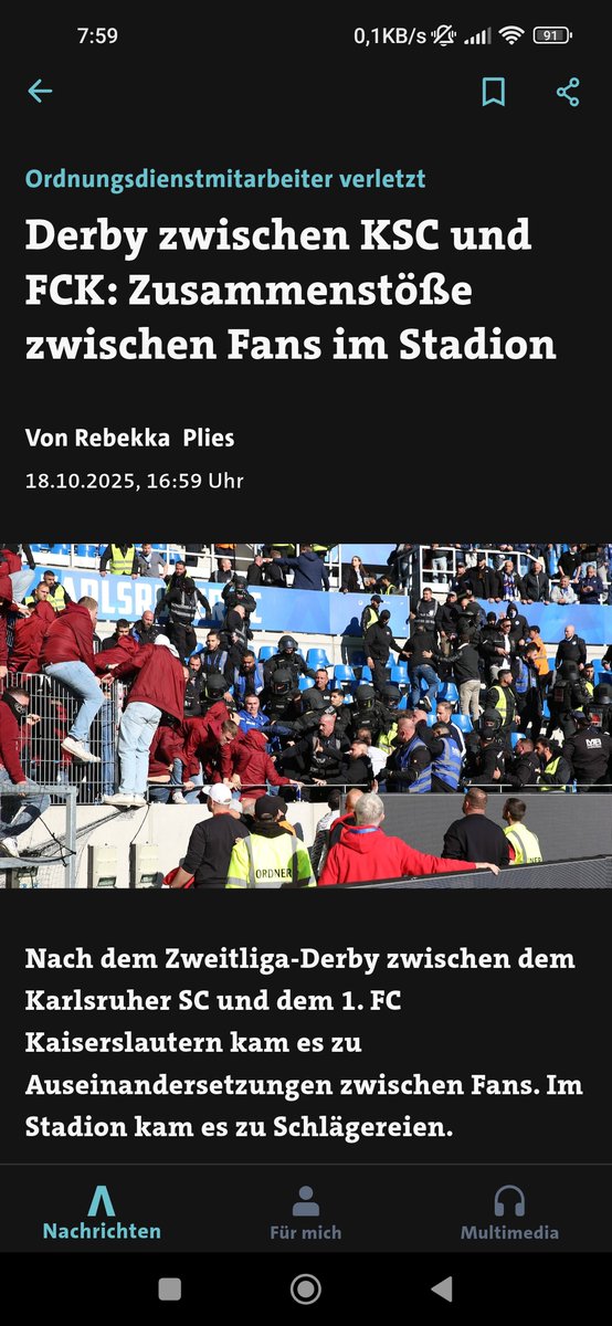 recht unterhaltsam (@recht_haltsam) on Twitter photo Passiert jedes Wochenende an wechselnden Orten, aber ist nicht schlimm, weil das nicht im #Stadtbild stattfindet, sondern in dafür vorgesehenen Stadien. 🙂
(Oder auch: Zur selektiven Wahrnehmung und Bewertung von Straftaten und Gewalt im öffentlichen Raum.) Passiert jedes Wochenende an wechselnden Orten, aber ist nicht schlimm, weil das nicht im #Stadtbild stattfindet, sondern in dafür vorgesehenen Stadien. 🙂
(Oder auch: Zur selektiven Wahrnehmung und Bewertung von Straftaten und Gewalt im öffentlichen Raum.)