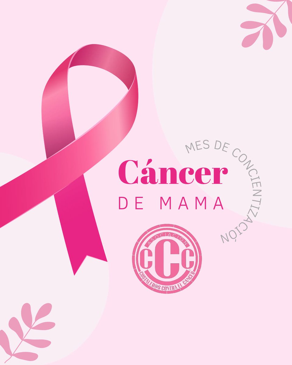 asoc_ccc's tweet image. Hoy, domingo 19 de octubre, se celebra el Día del Cáncer de Mama 2025.