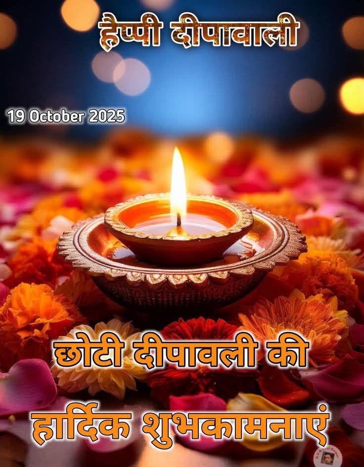 आप सभी को छोटी दीपावली की हार्दिक शुभकामनाएं।।
#HappyDiwali