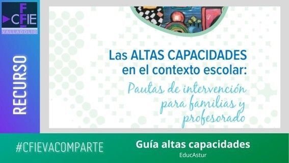 📘 ¡Guía para el alumnado con #AltasCapacidades! 🎓 Descubre estrategias y recursos para acompañar el desarrollo de una educación inclusiva y el apoyo a la diversidad
 👉 educastur.es/documents/3486…  #EducaciónInclusiva #CFIEVaComparte #AtenciónADiversidad