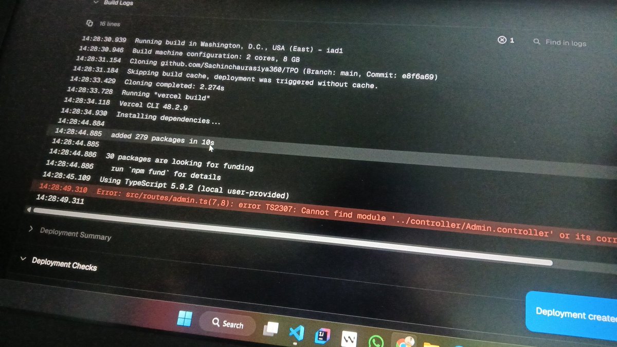 sachindev69's tweet image. 😭😭 Code is running in local but not in production