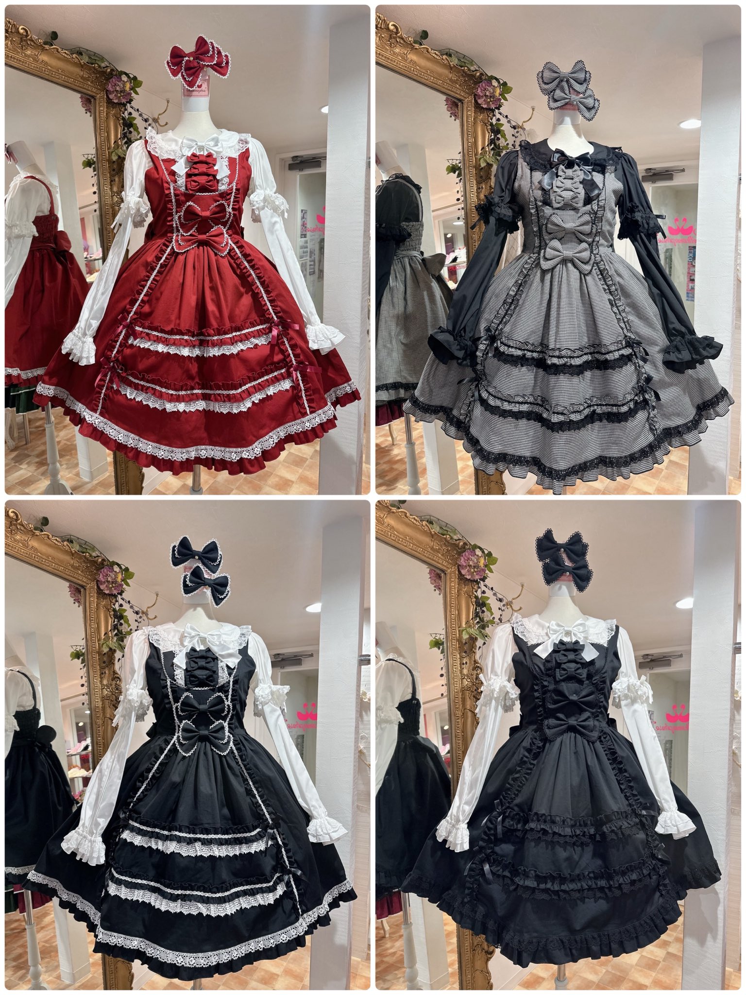 【新品タグ付き】メタモルフォーゼ♡すみれのブーケ ボンネット オーバーニー メタモルフォーゼ京都店 on X: 