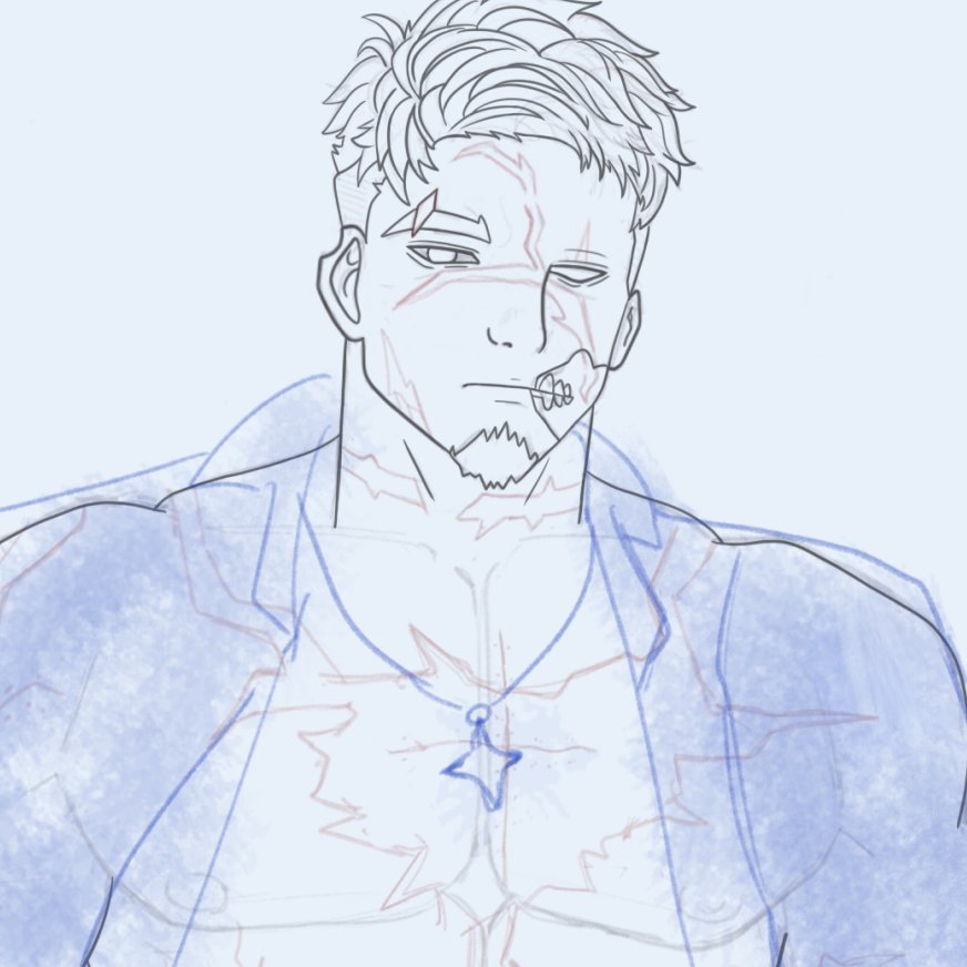 Halvanhev's tweet photo. New redesign of my sona is overdue~ It's almost my birthday! He's no longer a dragon hybrid either, I wanna stick to one concept and focus on making me a proper handsome lookin' god of tragedy and simplify my old iterations

(...Yes, I'm still alive, I'm enjoying my hiatus!!!) https://t.co/jRAgaEhfHy