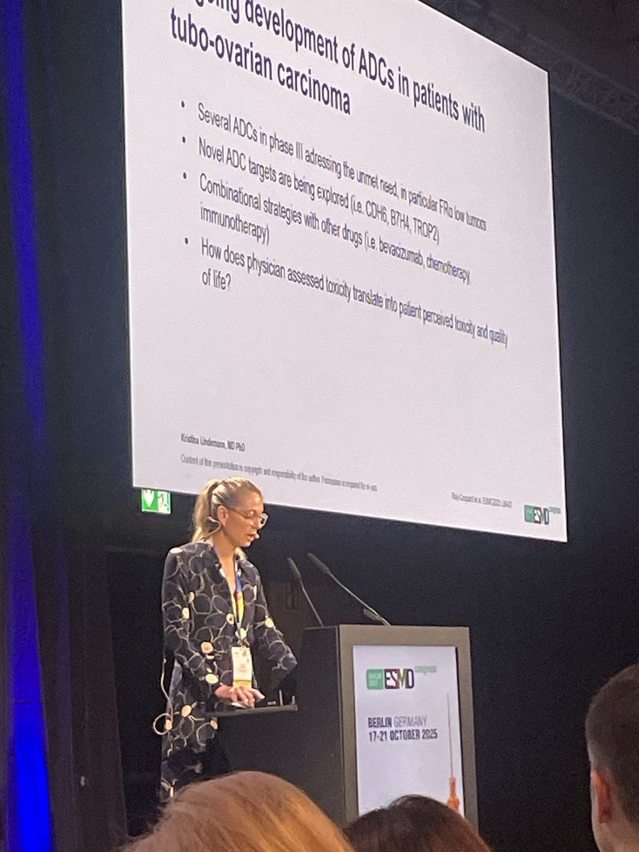 Really enjoyed the excellent and intelligent discussion by Dr Kristina Lindemann <a href="/KristinaLindem4/">Kristina Lindemann</a> in #ESMO25 <a href="/myESMO/">ESMO - Eur. Oncology</a>